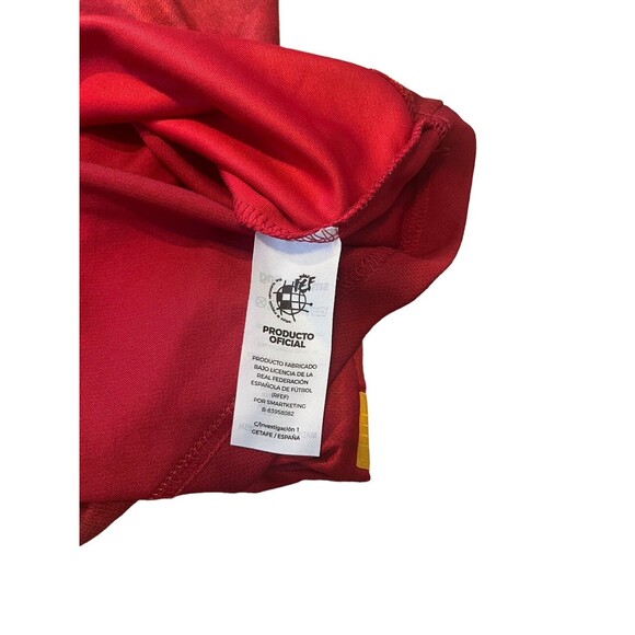 Spain RFEF National Team Red Soccer Jersey Official Licensed Men's Size Medium - Picture 6 of 8